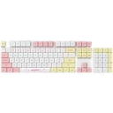 Macaron 104+27 XDA profile Keycap PBT Dye-subbed Cherry MX Keycaps Set Mechanical Gaming Keyboard